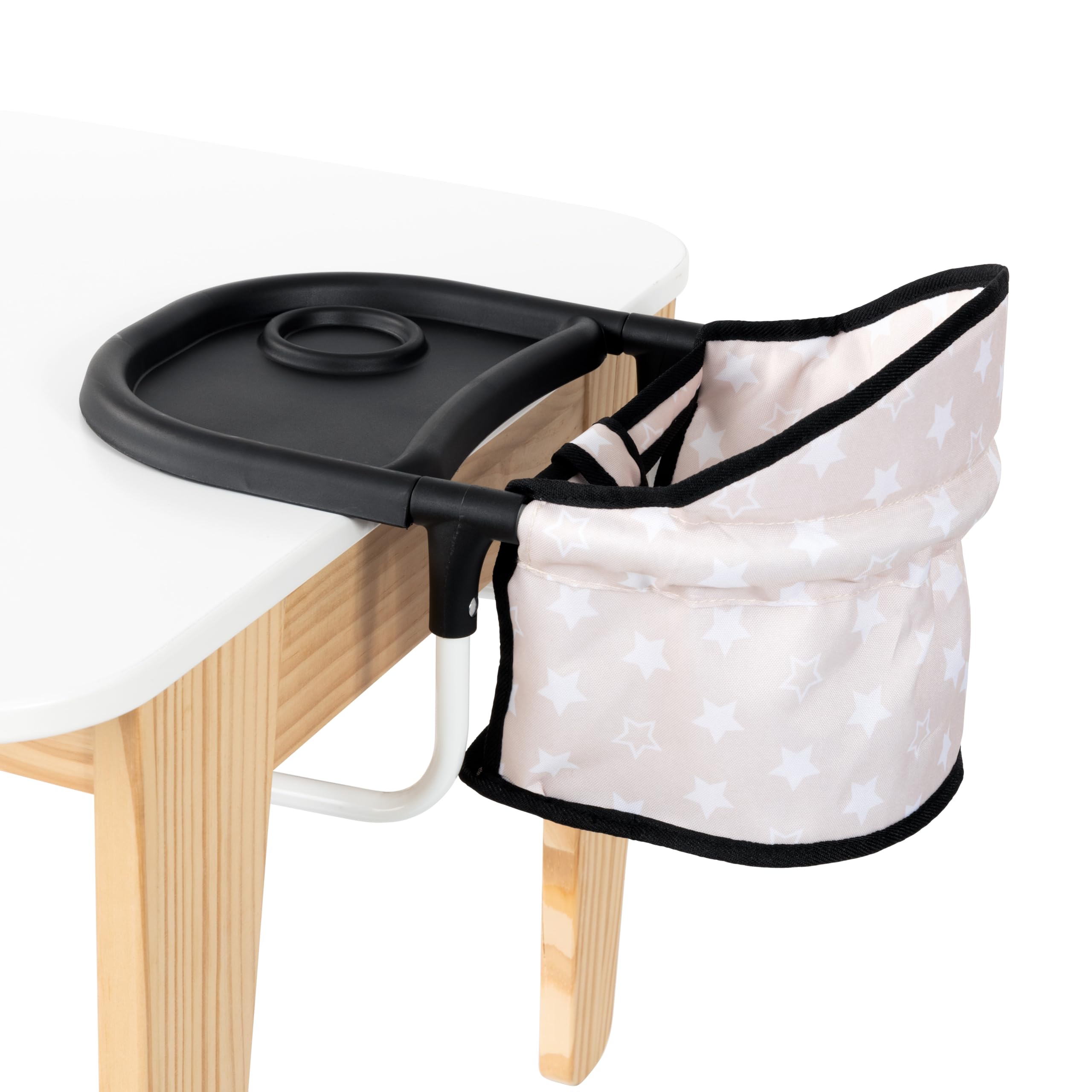 Bayer Design 65931AA Siège de Table pour poupées, siège avec Plateau intégré, pour poupons jusqu'à 46 cm