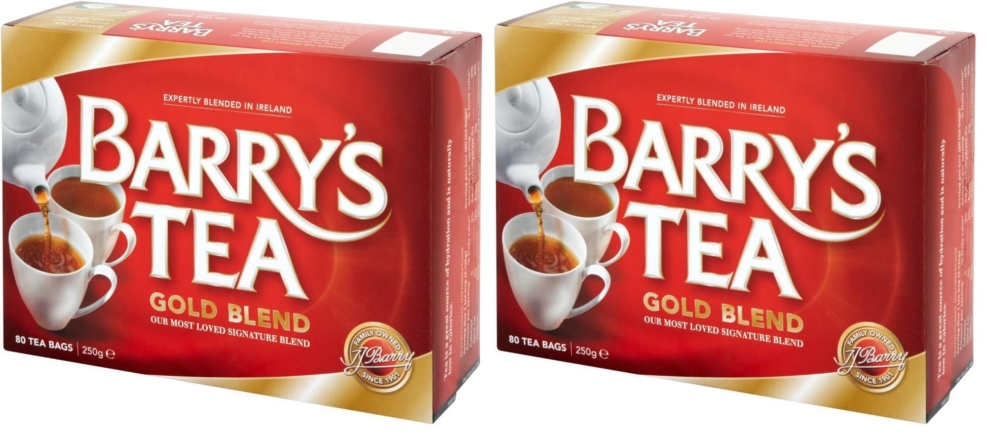Barry's Tea Gold Blend Tea Bags (Pack of 2)