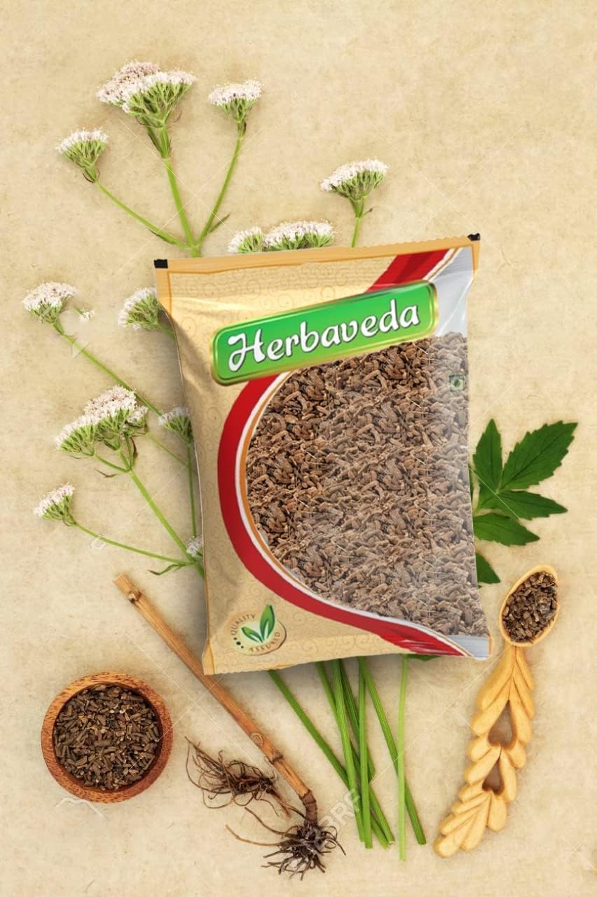 Herbaveda- Valerian Root for Tea 500g | for Better Sleep | Eases PMS | Reduces Stress