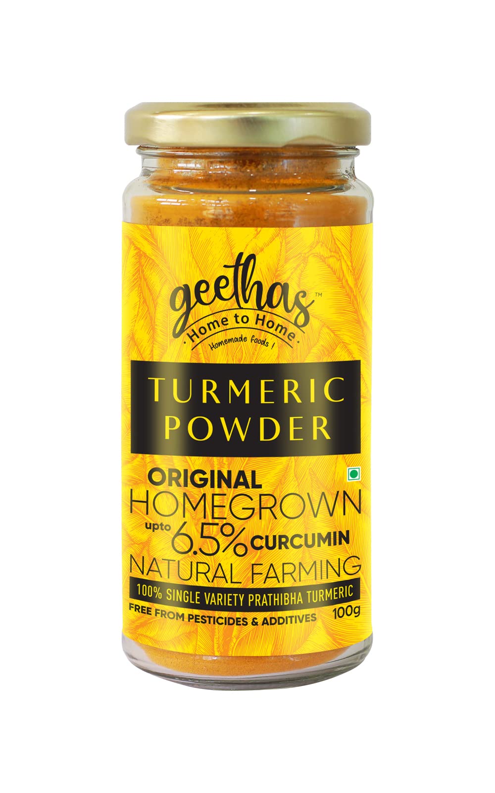 Geethas Home to Home Pure Turmeric Powder Pure Prathibha Turmeric with High Curcumin, Natural and Organic Cultivated Turmeric Powder, Free from Additives and Pesticides (500, Grams) (B0DCC639ZL) Amazon Price History, Amazon Price Tracker