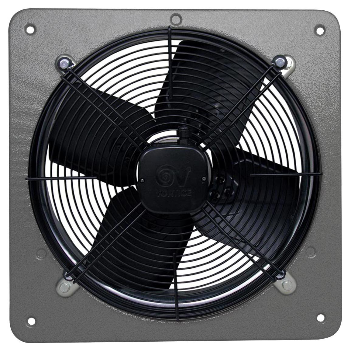 Vortice 42261 A-E 404 T Ventilateur mural axial pour ventilation directe vers l'extérieur Puissance d'air 3832 m3/h Noir