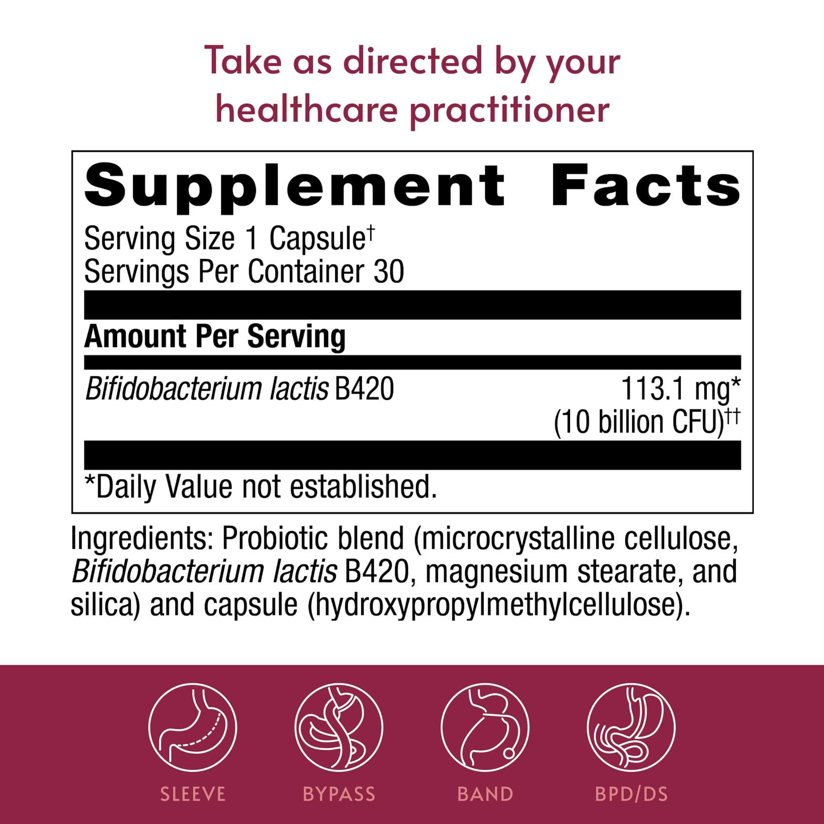 Bariatric Advantage FloraVantage Control, 30 Capsules — Amazon image 4