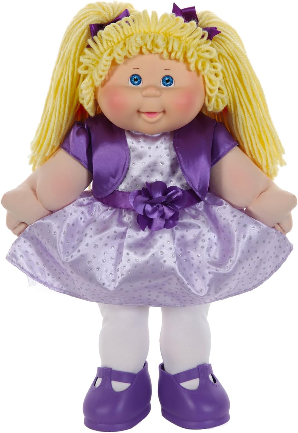 cabbage patch kids 人形 ブロンド パープルチュチュ Cabbage Patch Kids Classic 16 Inch Doll With Purple Sparkle
