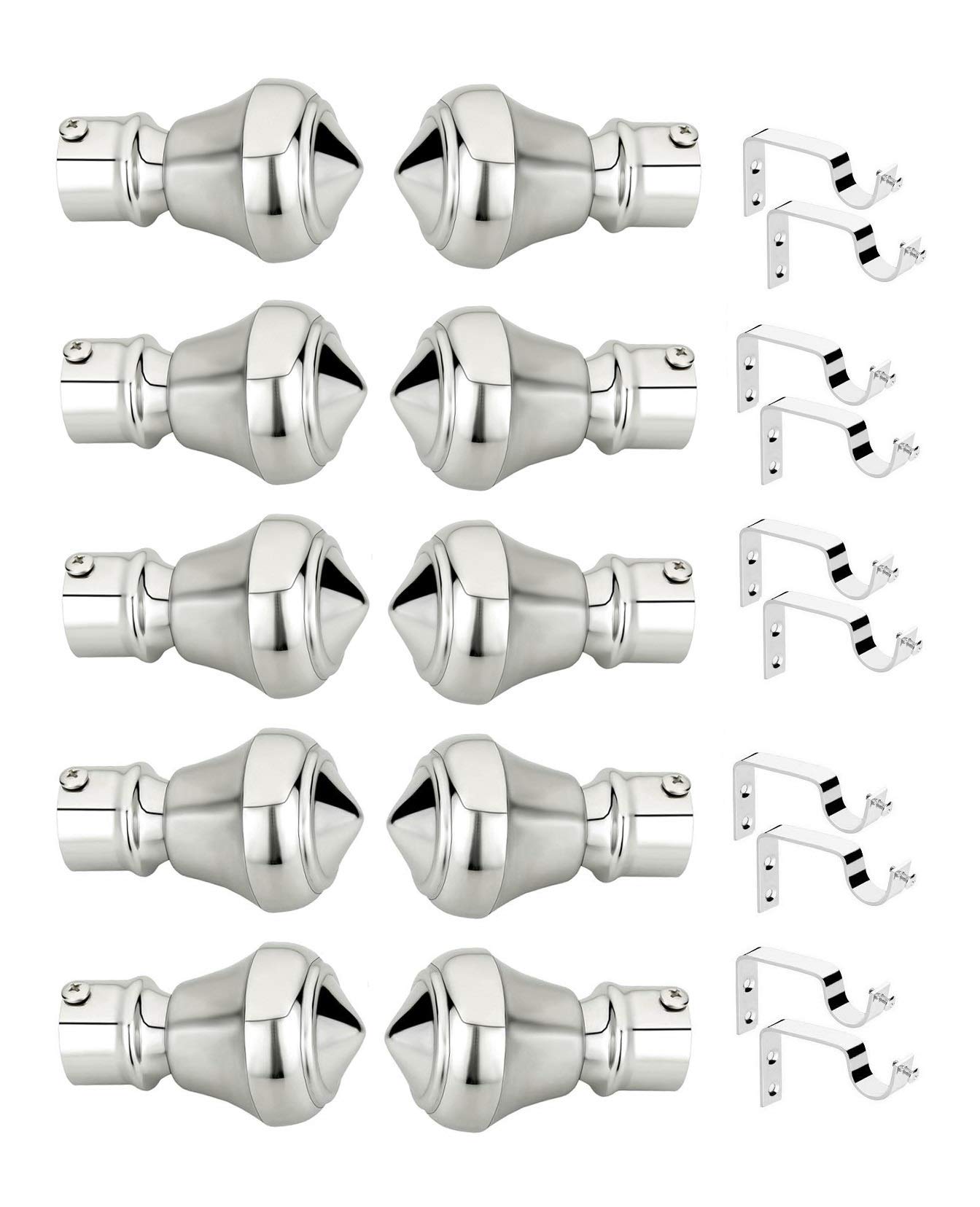 WSK™ Best Range Collection Stainless Steel Premium Series Curtain Bracket Door and Window Fitting Hardware: F517/S100-005