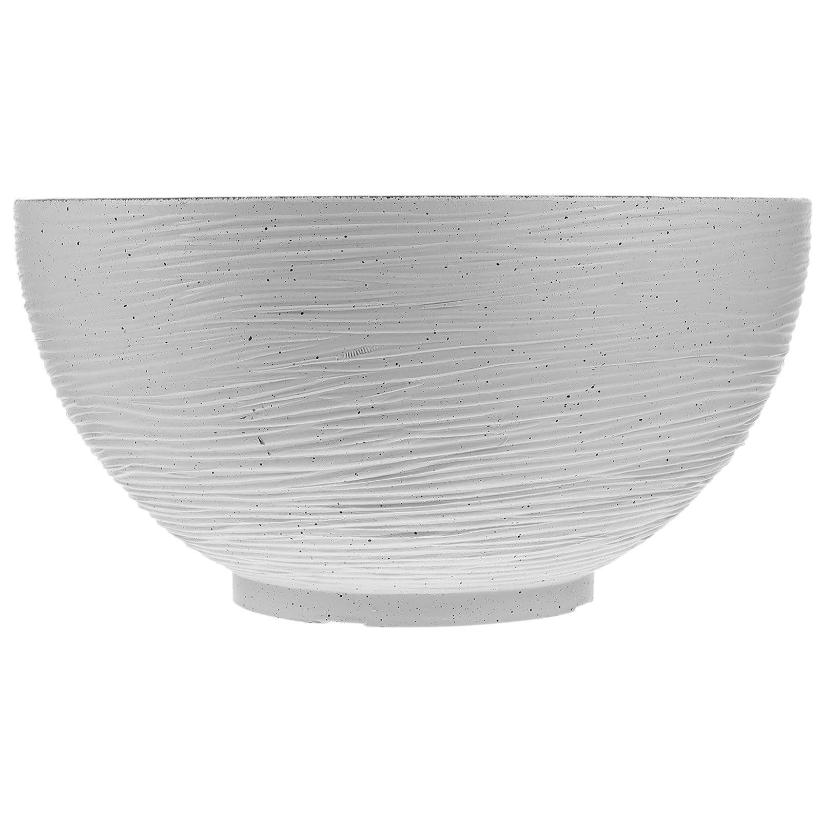 Pot hydroponique plastique blanc 25 cm pour éviter le surarrosage