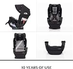 Evenflo All4Stages Slim+ 4-in-1 Convertible Car Seat - Howell Black