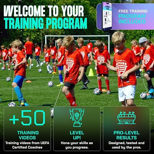 Miniatura 3 de Balón de fútbol y nueva aplicación mejorada  Equipo de entrenamiento diario para jugadores jóvenes  Mejora las habilidades y el control con el