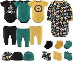 The Peanutshell Ensemble cadeau pour les nouveaux-nés, ensembles cadeaux pour nouveaux-né, vêtements pour bébés, essentiels pour nouveau-nés the Jungle