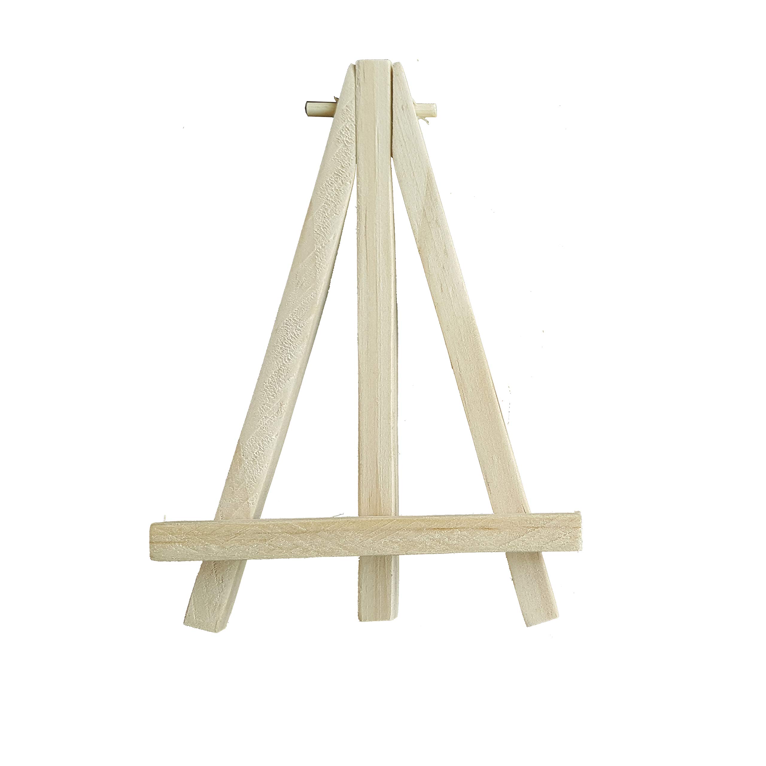 BRUBAKER 6er Set Mini Staffeleien - Mit Leinwand Für Tischkarten, Hochzeitsdeko & Mehr