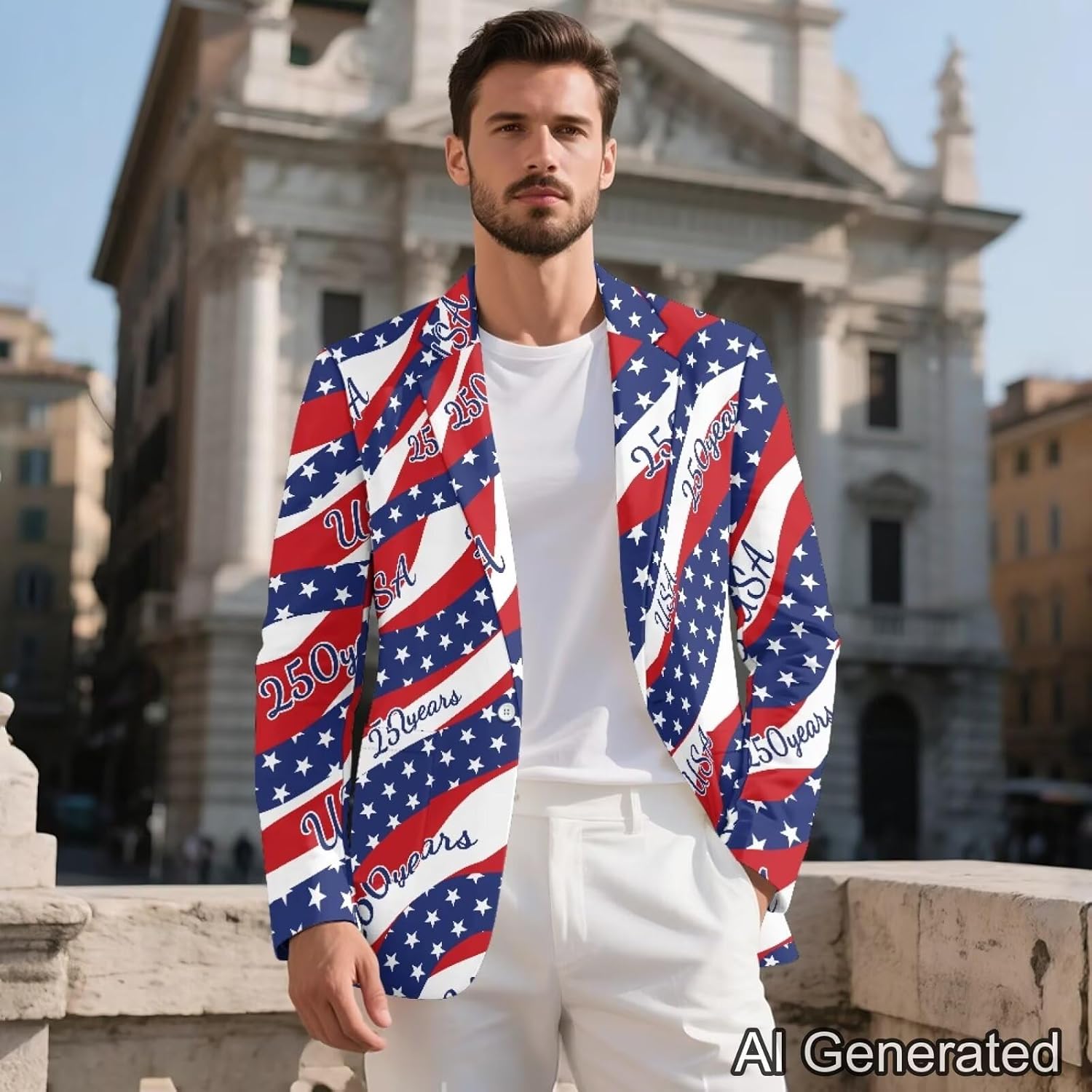 TOADDITDO Men's Polynesian Tribal Print Blazers One Button Jacket Suit with 2 Pockets Lightweight Sport Coat