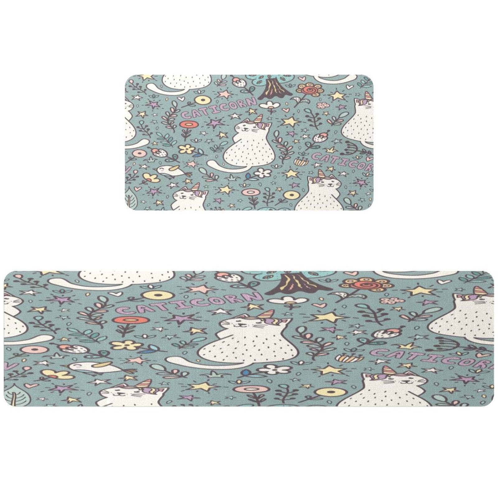 Tapete de cocina que elimina manchas del suelo alfombra de pasillo lavable VAPOKF