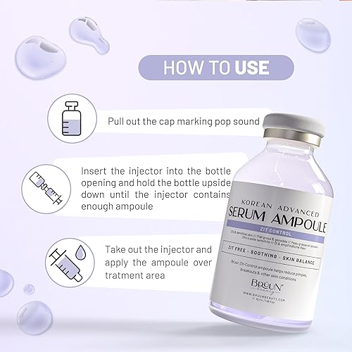 Miniatura 5 de BRÜUN AC - Control Clear and Pure Vita Plus Ampolla - Micro Needling Korean Booster para rostro y cuerpo para usar con y sin Derma Pen Microneedling