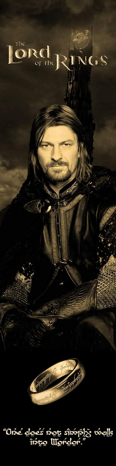 Boromir Lord of The Rings Bookograph Metal Bookmark