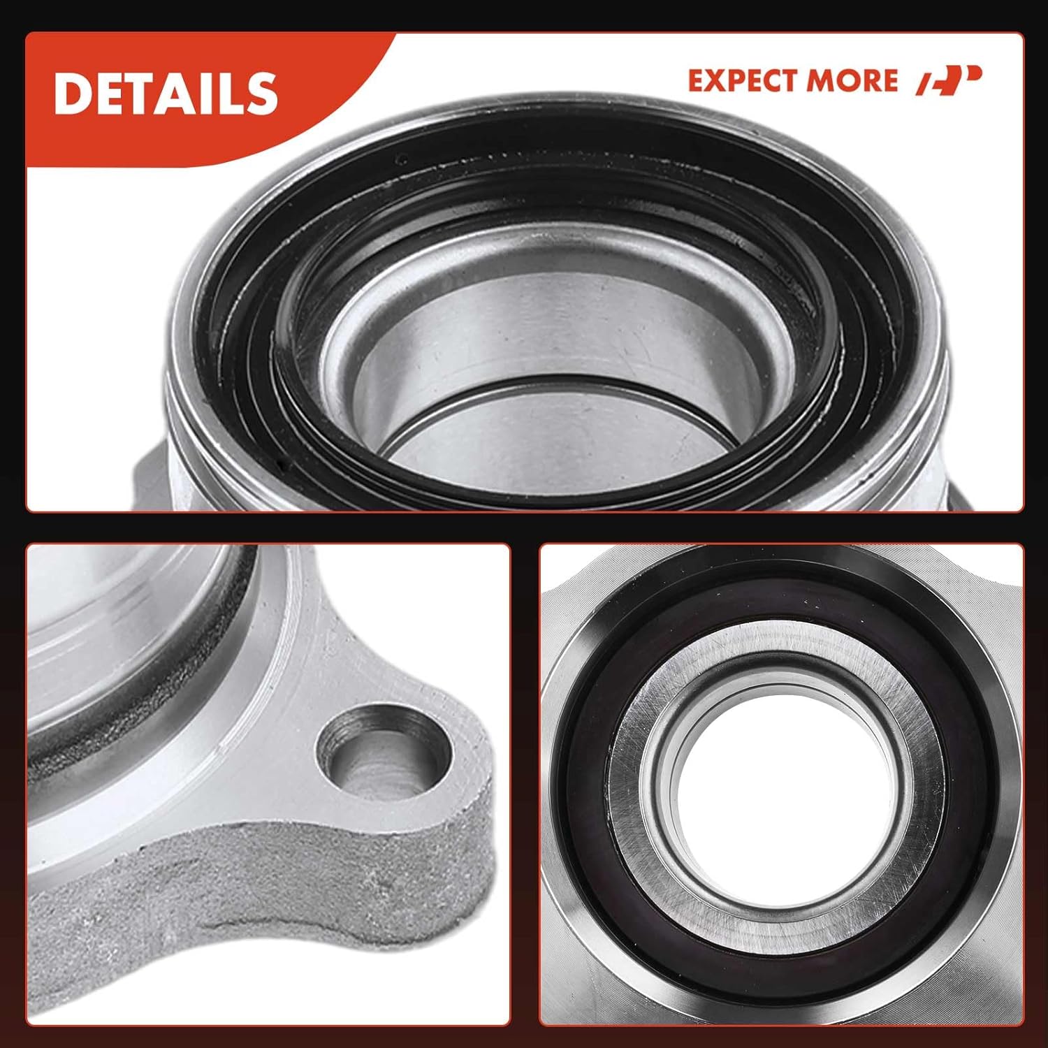 A-Premium Rear Left Wheel Bearing and Hub Assembly Compatible with Toyota Tundra 2007-2020