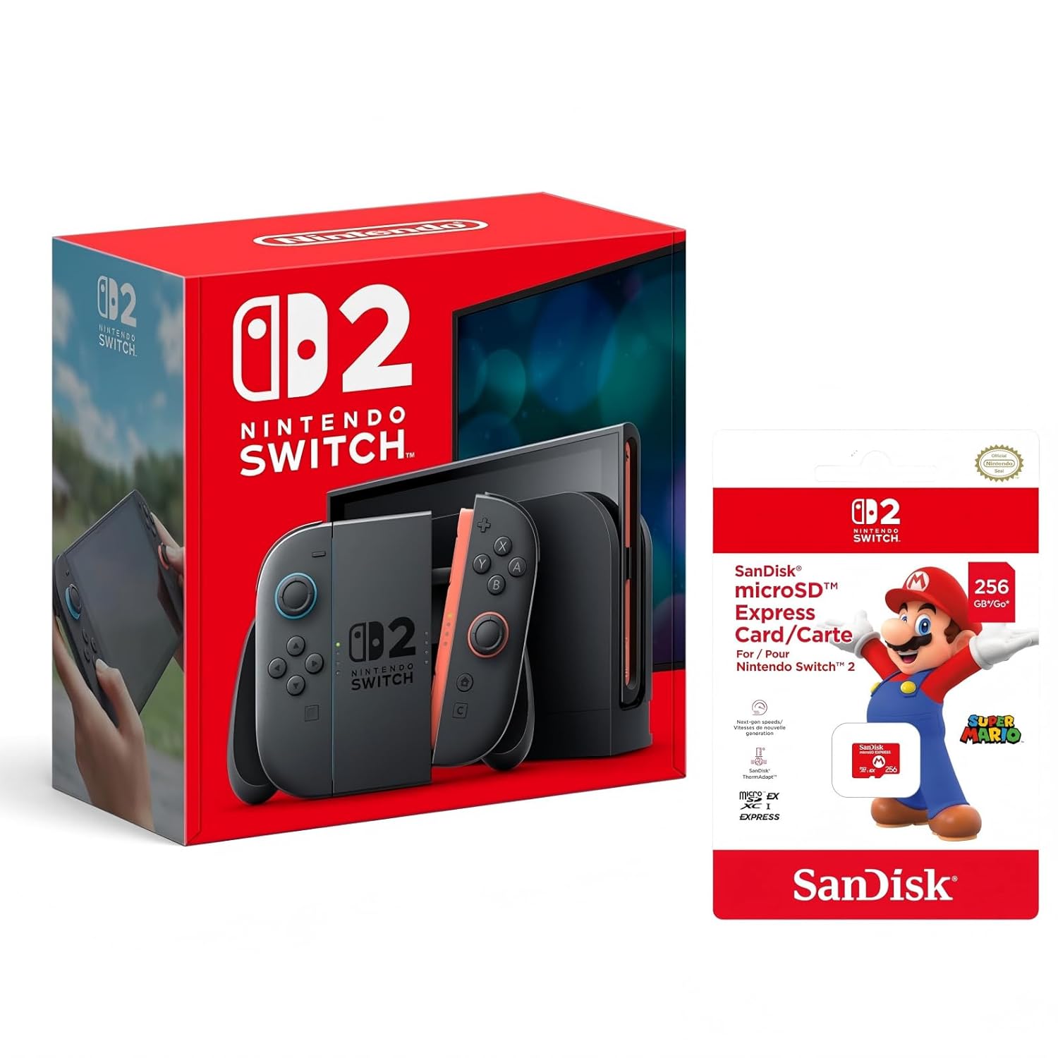 Nintendo Switch 2 System + 256GBMicro...