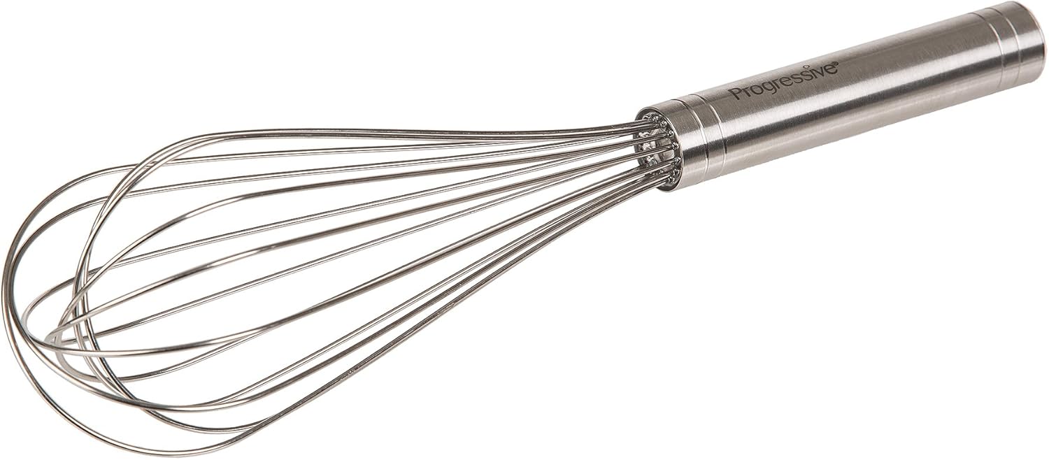 Amazon.com: Prepworks by Progressive 10" Balloon Whisk, Handheld Steel Wire Whisk Perfect for Blending, Whisking, Beating and Stirring, BPA Free, Dishwasher Safe: Home & Kitchen