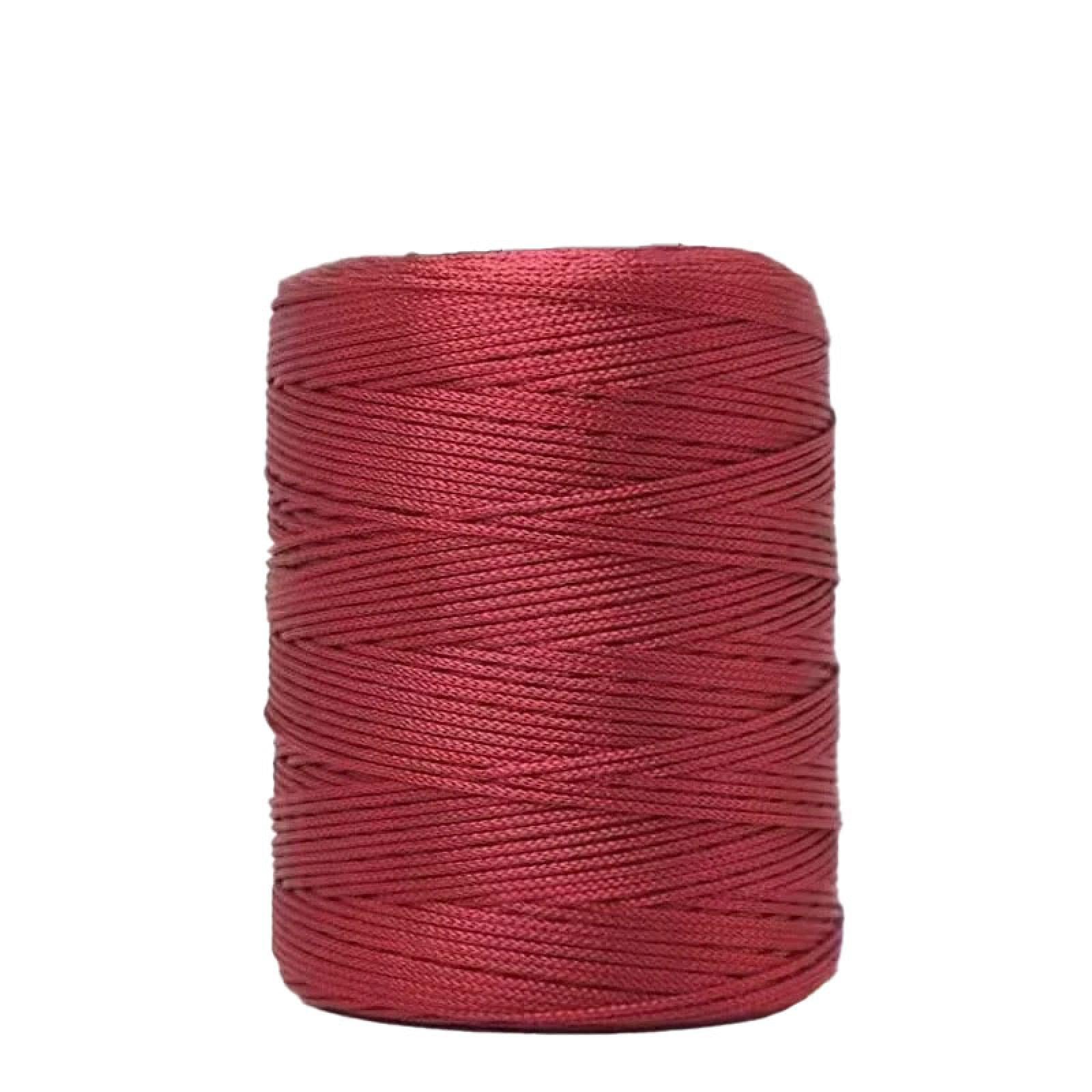Macramé Polyester Ficelle 1mm 100g tressé macramé cordon glace tricot léger corps fil pour crocheter corde pour bricolage main artisanat sac panier coussin maison décorations 4PCS col-26
