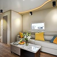 Vista 3 de Paquete de 2 Focos LED COB de Techo Downlight de 12V con Interruptor, Montaje en Superficie 330° Ajustable Regulable Luz de Pared para RV Lámpara