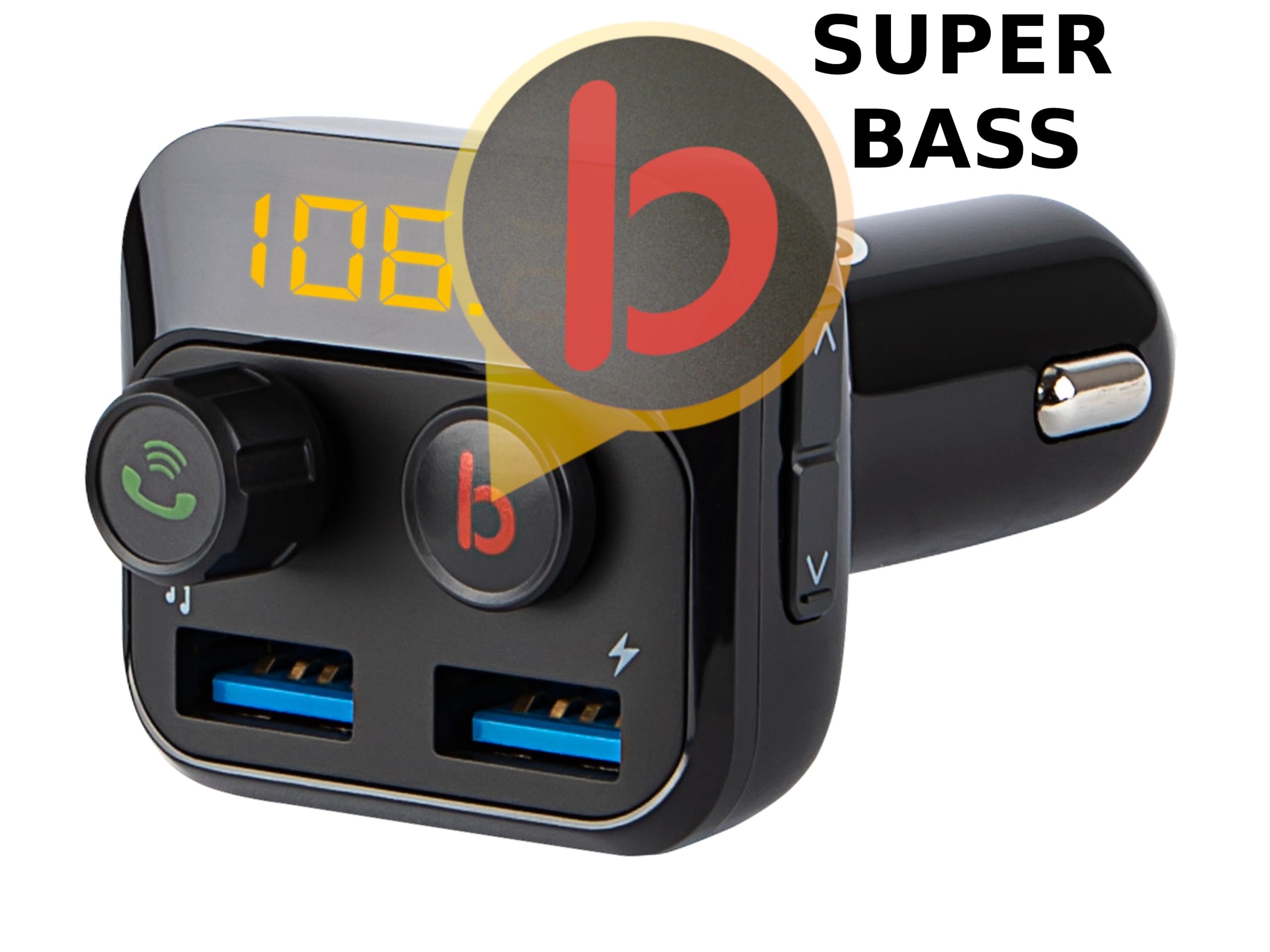 BLOW Transmiter ładowarka bluetooth BASS FM USB SD
