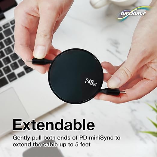 Cable USB Tipo-C Retráctil de Alta Potencia miniatura 6