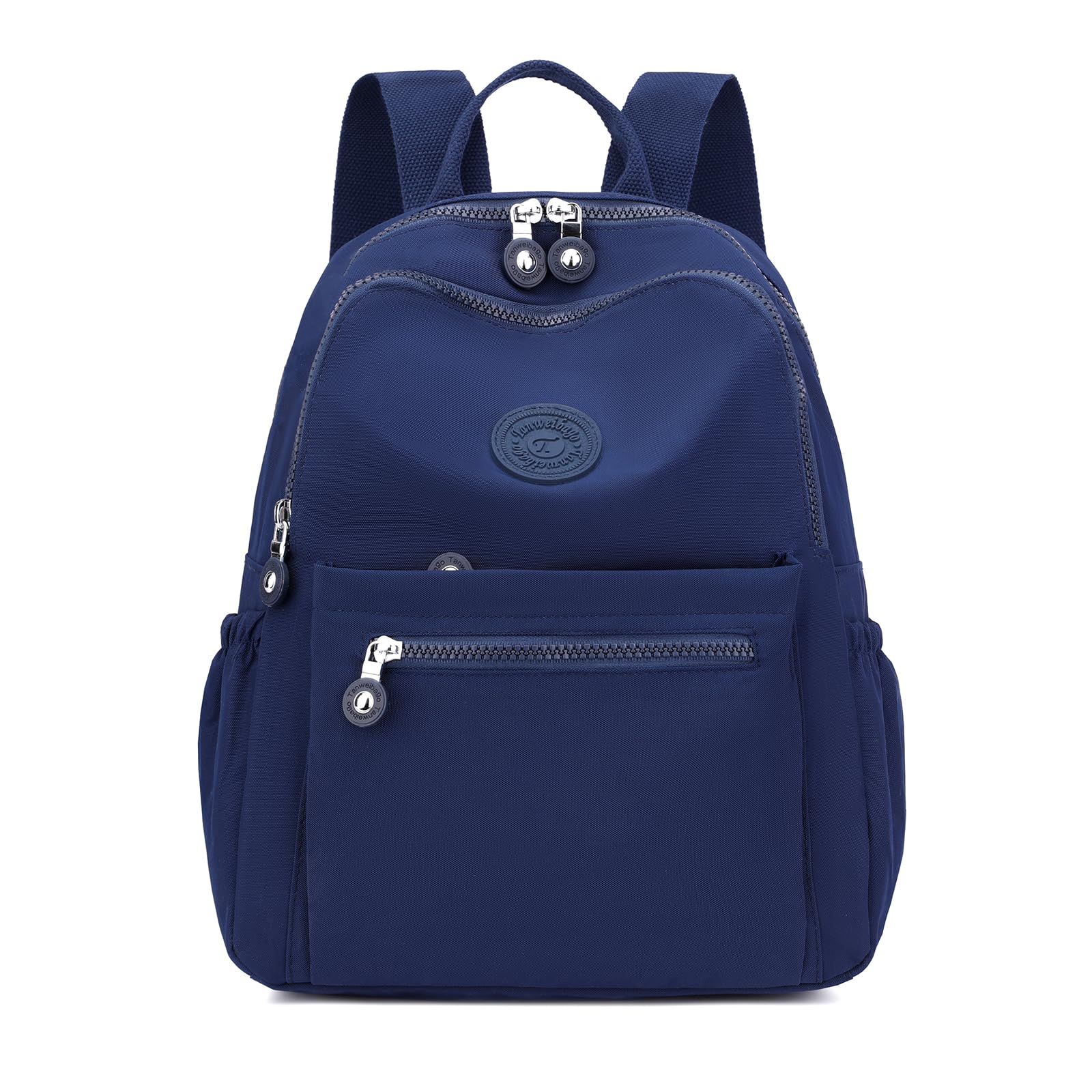 Tanweibago Mini Nylon Women Backpacks,11L Small Ladies backpacks Casual Lightweight Women Shopping Travel Daypack (Dark Blue)