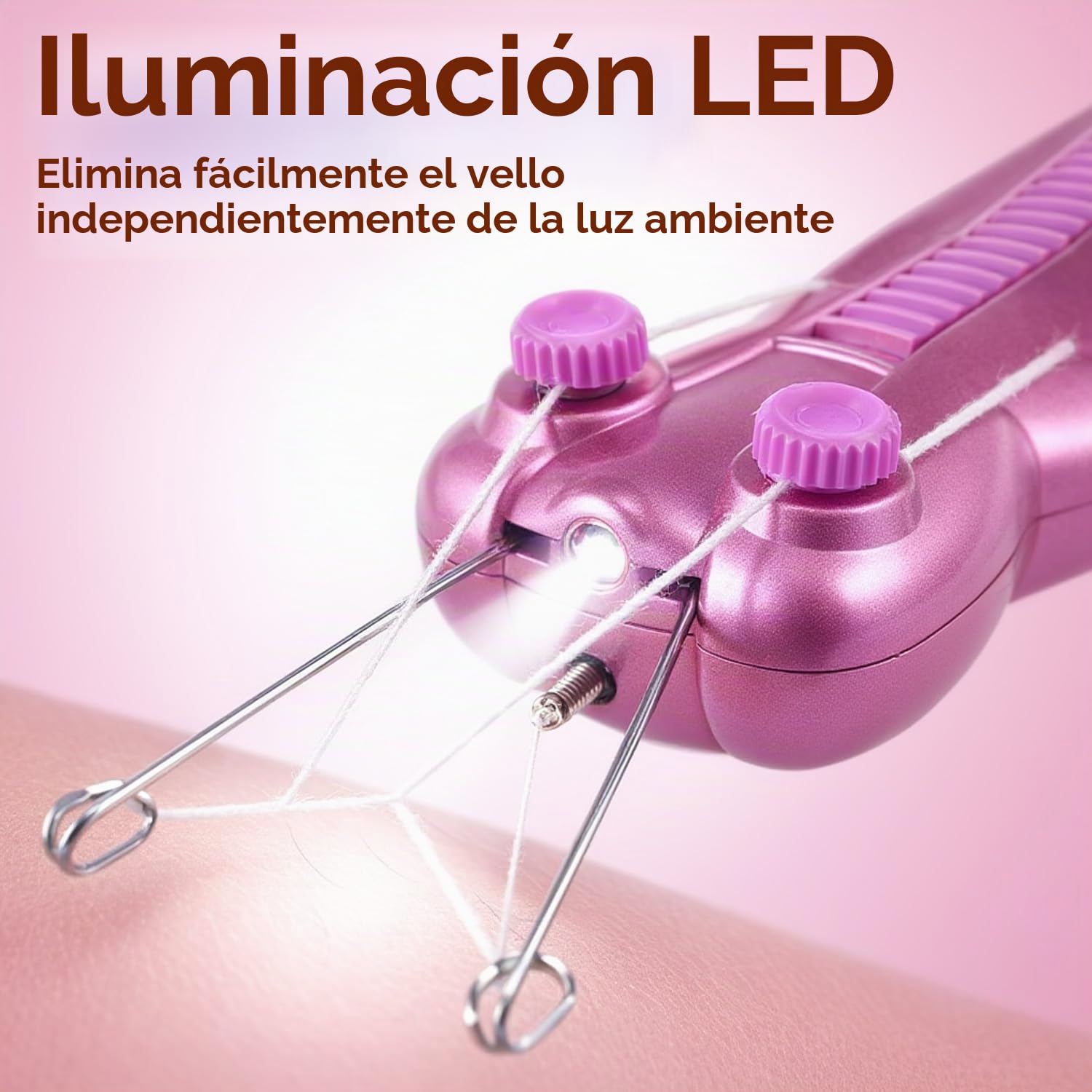 Removedor de Vello Facial, Removedor de Vello Facial para Mujeres, Depiladora de Belleza Eléctrica para Mujeres, Depilación Facial, Maquinilla de Afeitar, Masajeador Facial, Tirar