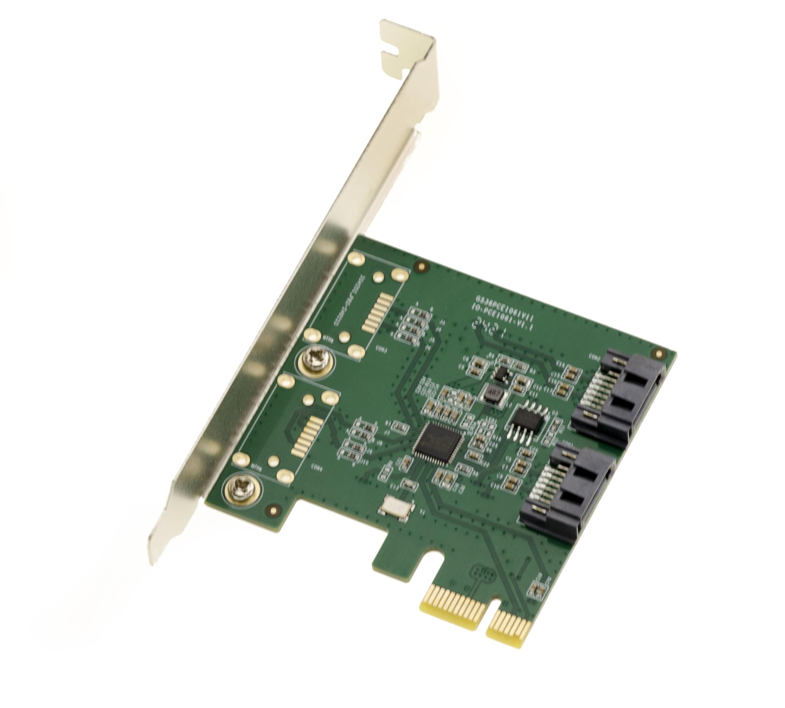KALEA-INFORMATIQUE Carte PCIe SATA Raid 2 Ports ASM1061R | Carte PCIe 2 ports SATA 6 Gbit/s RAID ASM1061R