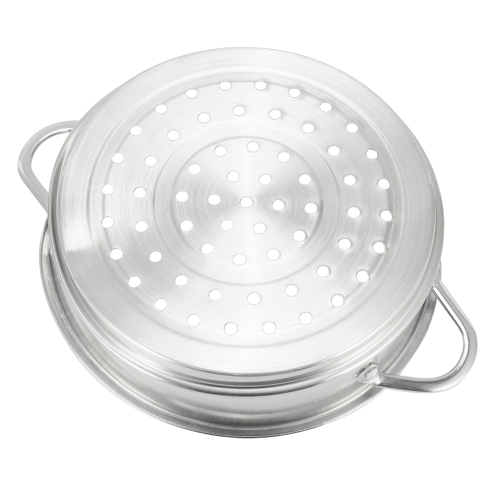 2 Supports Vapeur En Inox 16cm - Pour Cuisson à La Vapeur, Tamis Ou Récipient - Poignée Double Oreille