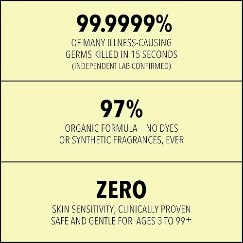 Miniatura 4 de Gel desinfectante de manos de grado médico, 97% orgánico, 8 onzas líquidas.