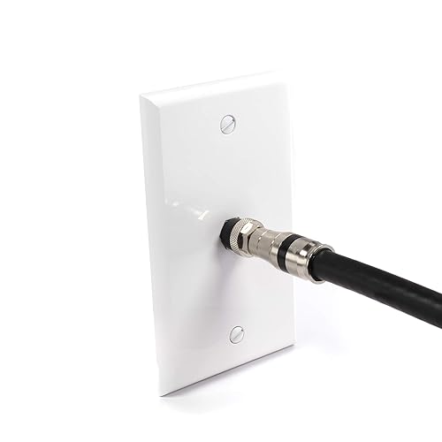 Miniatura 8 de THE CIMPLE CO Conector de compresión de cable coaxial - para cable coaxial RG11 - con junta tórica de sellado de clima, funda para clima y agarre