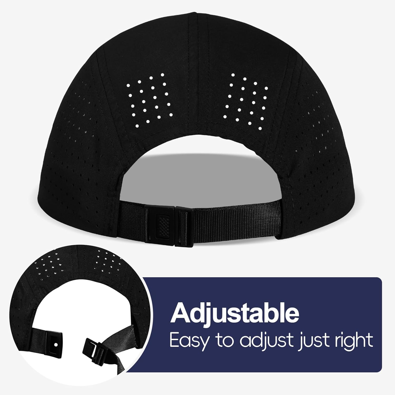 Oversize XXL Running Hat Men Women Quick Dry Baseball Caps Cooling Breathable Mesh Hat for Big Heads Dry Fit Hats for Workout - Image 3