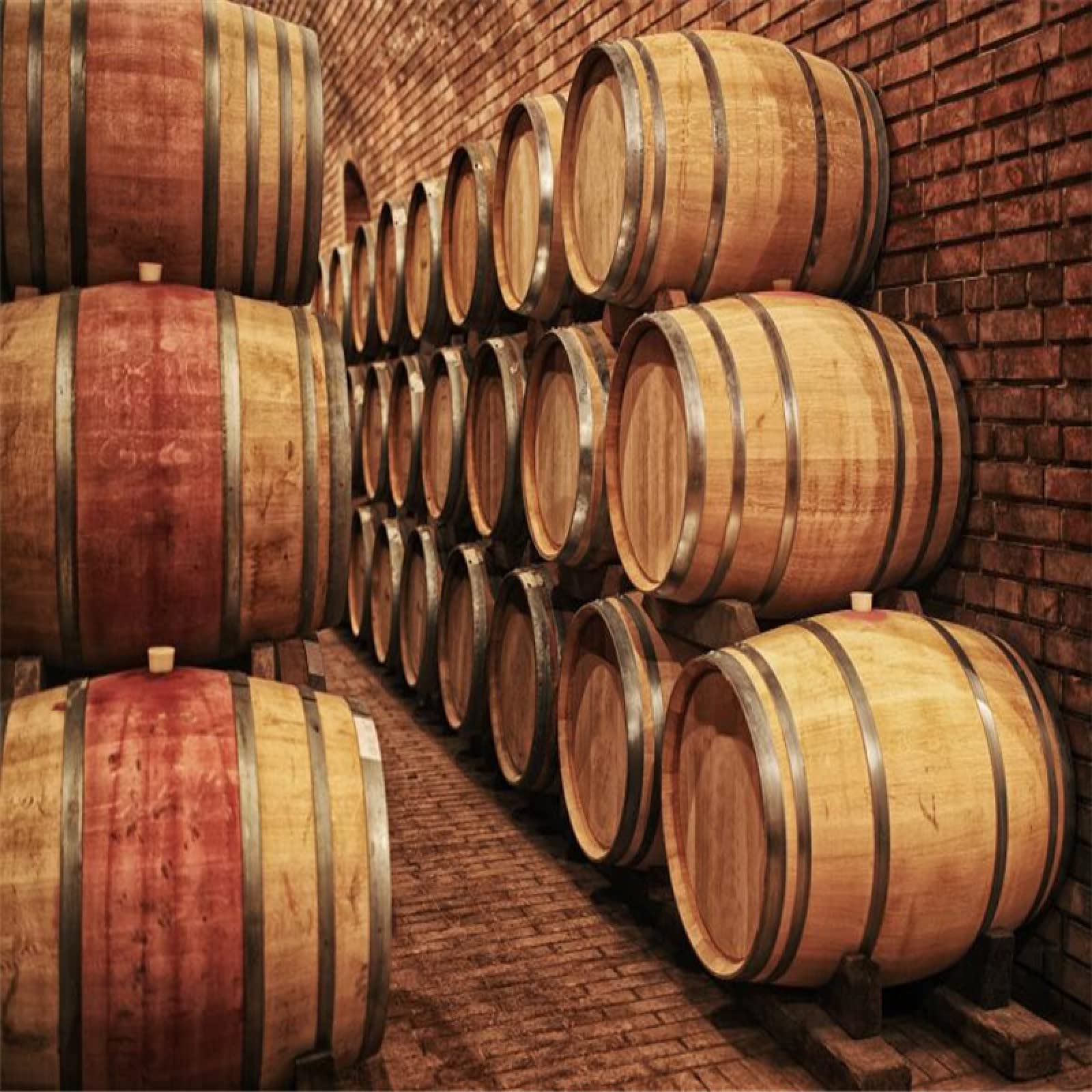 Autocollant Porte 3D Trompe-l'œil - Sticker Déco Cave à Vin 63x205cm - 8