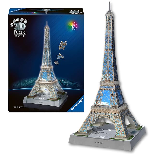 Ravensburger - Puzzle 3D Torre Eiffel Con Luz Ravensburger