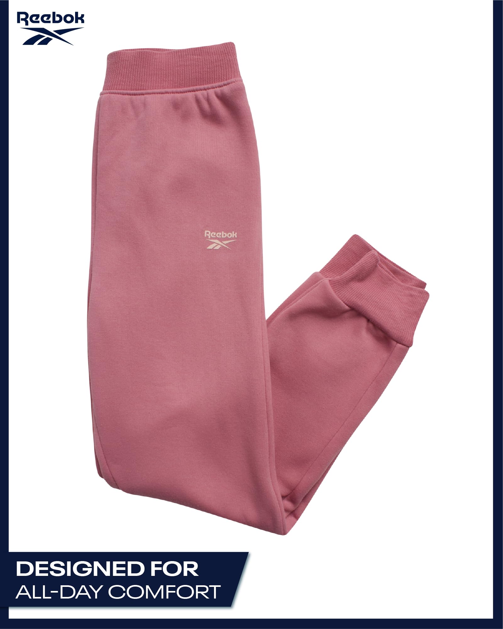 Reebok Ensemble de jogging pour fille – Ensemble de survêtement assorti 2 pièces avec pull à capuche et jogging athlétique pour filles