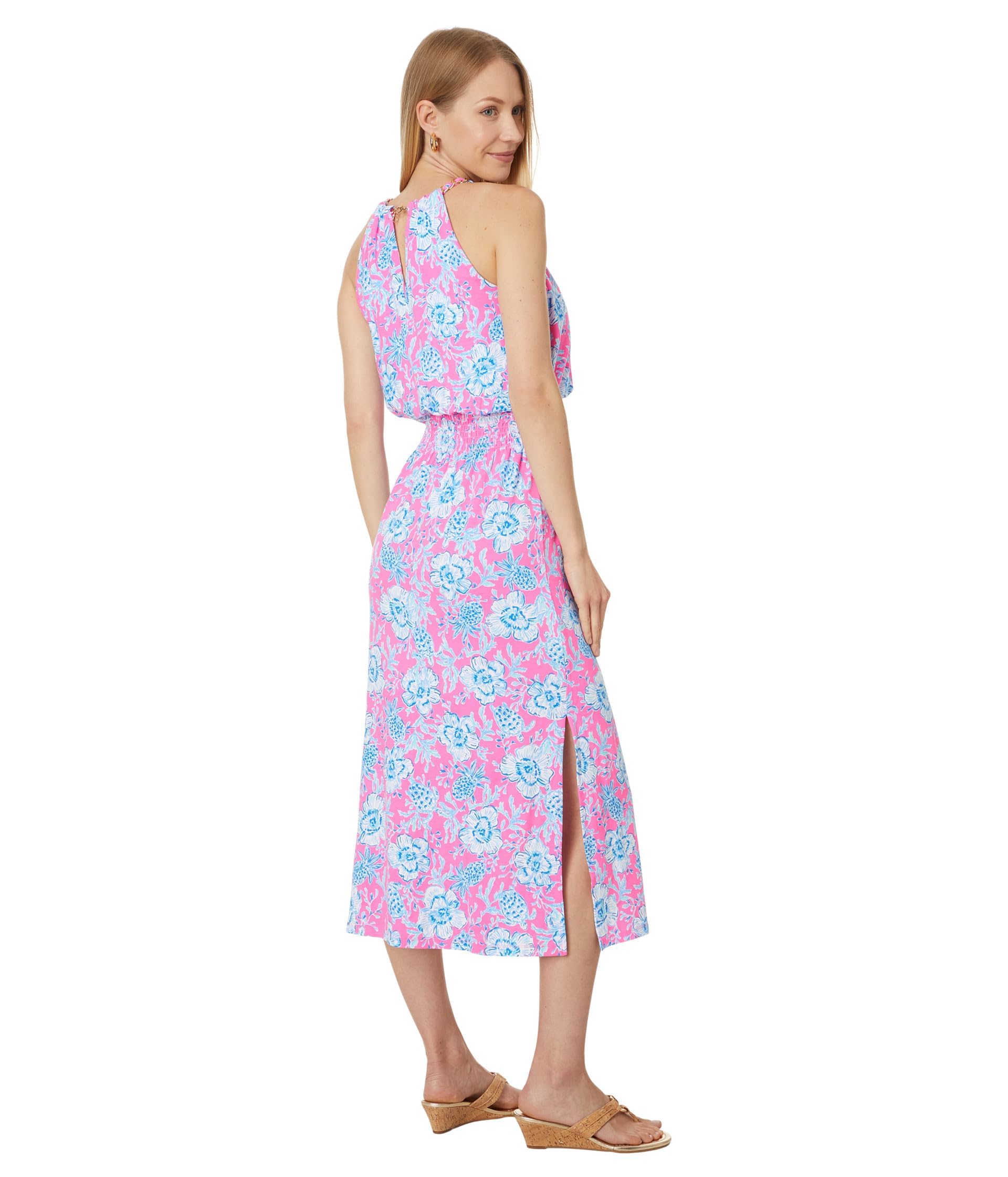 Lilly Pulitzer, Womens, Gracelyn Halter Midi Dress, Rox | B2B Liquidation