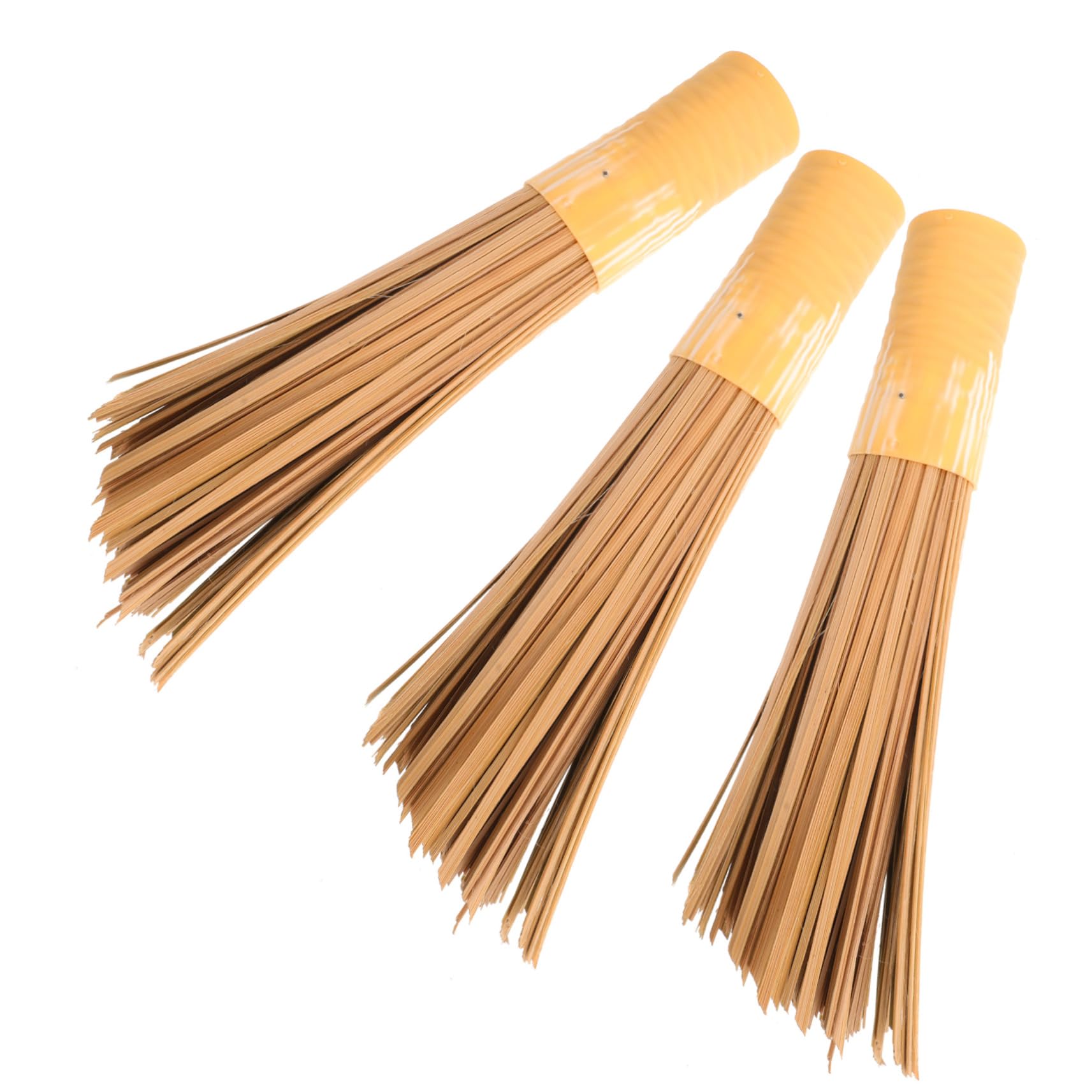 Beaupretty 3Pcs Cleaning Brushes Multi Function Kitchen Scrubbers for Pots Dishes Durable Long Handle Design for Easy Cleaning for Home Restaurant Use