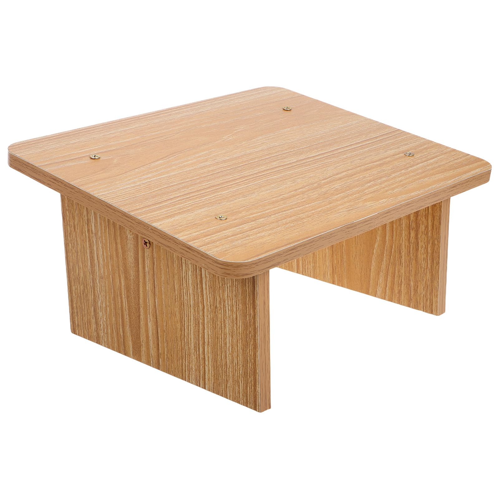 Repose-Pieds Bois Massif Finition Chêne Marchepied Durable Adulte et Enfant