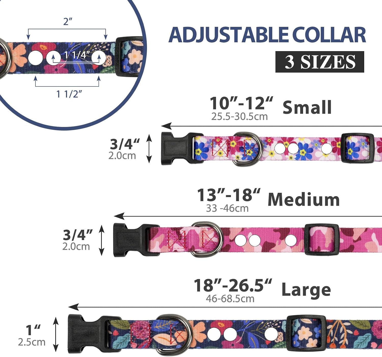 Replacement Collar for Shock Collar, E-Collar Replacement Strap, Pink CAMO, Small image 4