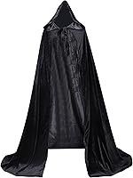 Vista 1 de Capa medieval de terciopelo renacentista forrada con satén