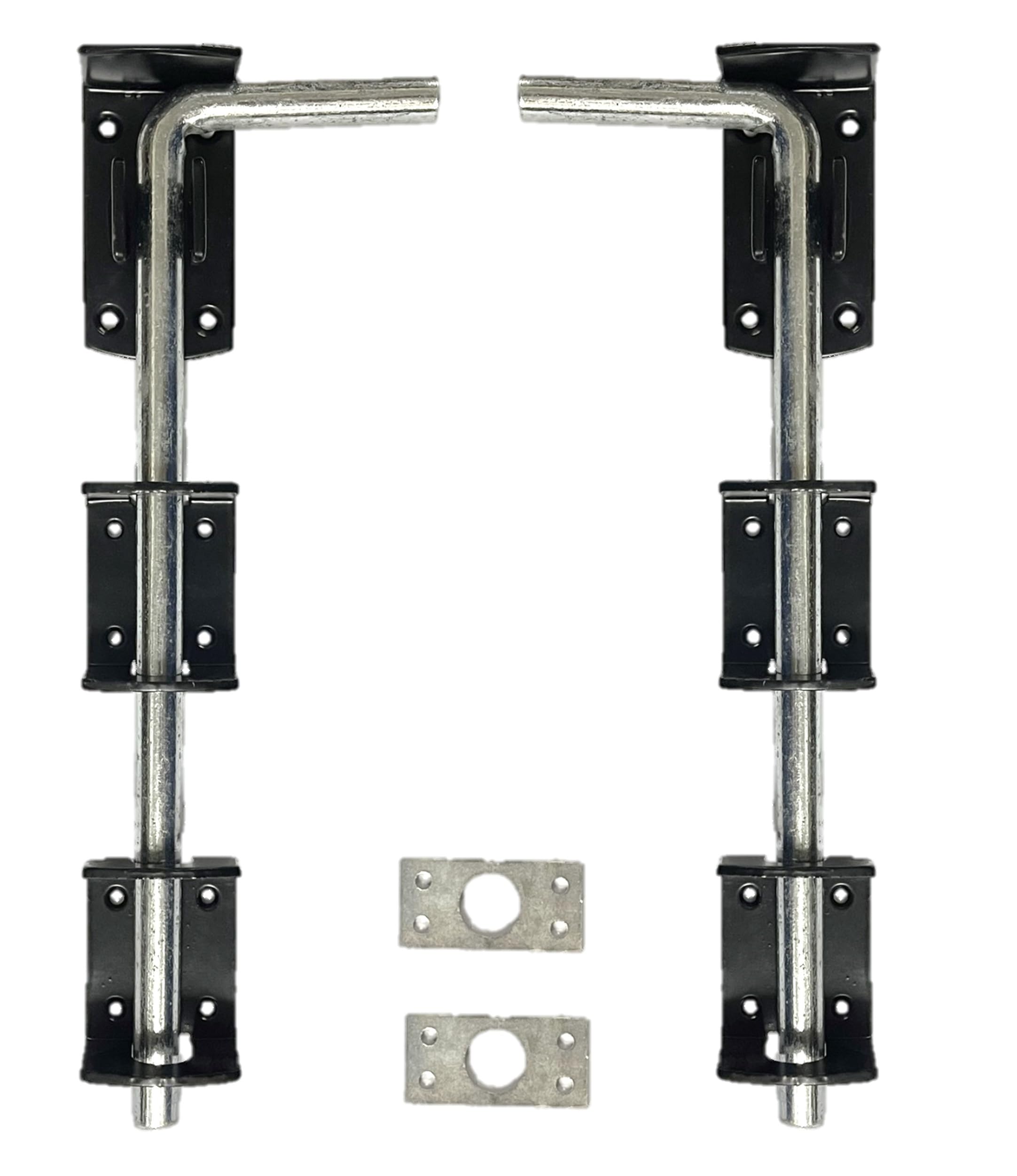 Haven Heritage Drop Bolt x2 Heavy Duty for Stable Door, Garage Shed, Sliding Padbolt - Gate Drop Bolt, Drop Bolts for Wooden Gates, Drop Down Bolts for Gates, Driveway Gates, Garage Door Bolt (24")