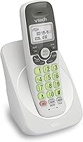 Vista 10 de VTech Teléfono inalámbrico con DECT 6.0, altavoz dúplex completo, pantalla iluminada, teclado retroiluminado, identificador de llamadas/llamada