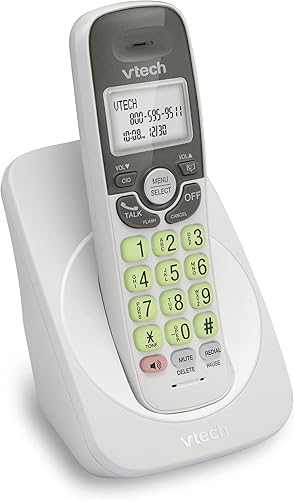 Miniatura 10 de VTech VG131 - Teléfono inalámbrico con DECT 6.0, altavoz dúplex completo, pantalla iluminada, teclado retroiluminado, identificación de