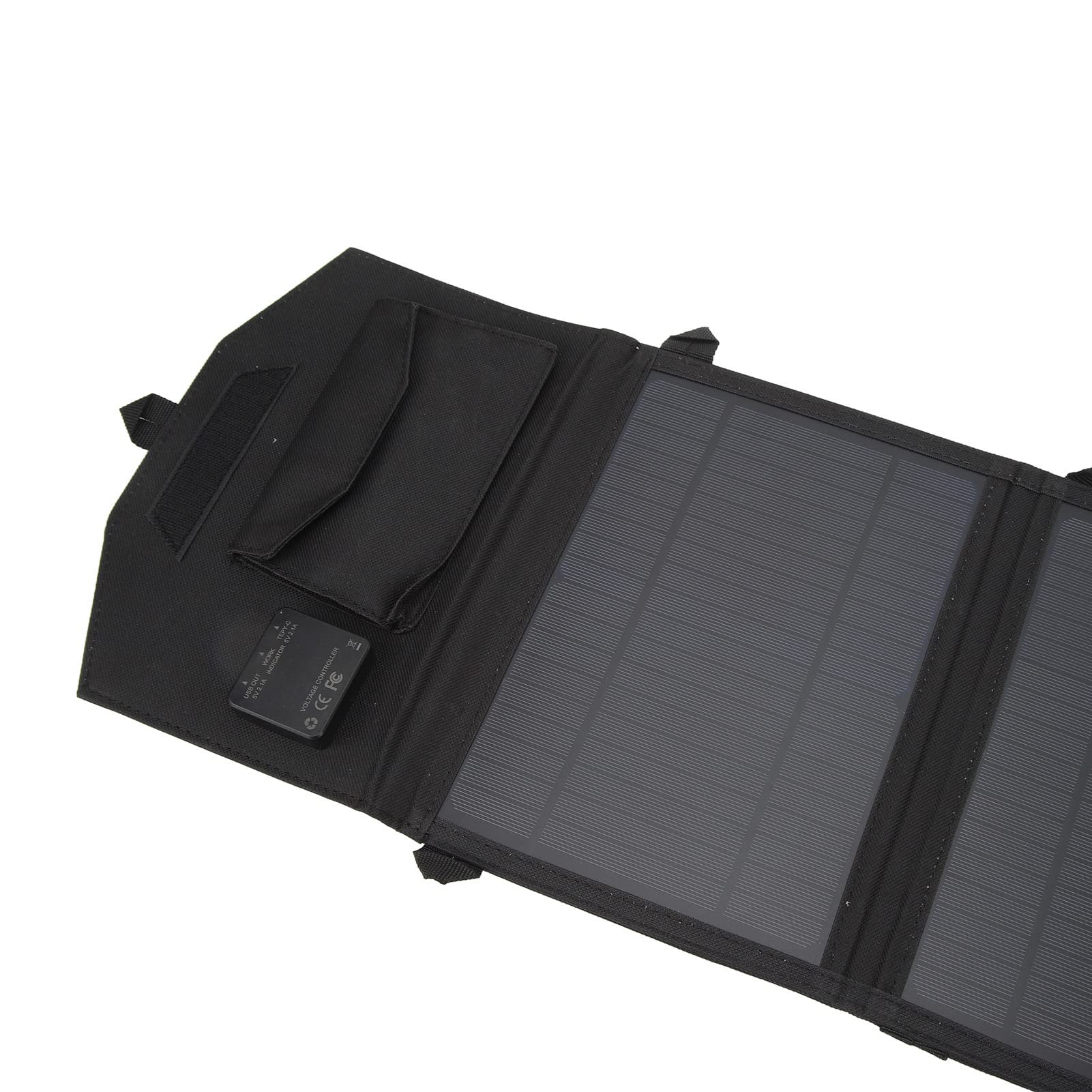 Caricatore portatile a pannello solare da 21 W per escursioni, campeggio e uso all'aperto, design pieghevole durevole con ETFE a cristallo singolo