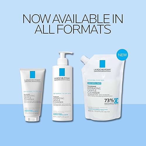 Vista 19 de La Roche-Posay Toleriane - Limpiador facial suave e hidratante, limpiador facial hidratante con niacinamida + ceramidas, lavado facial diario