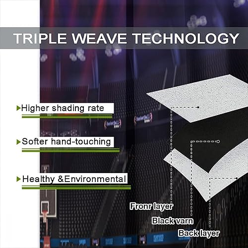 Vista 63 de Boys Sports Curtains Basketball Football Baseball Flame Pattern Printed Curtains Kids and Teenagers' Bedroom Living Room Blackout Curtains W42 * L54