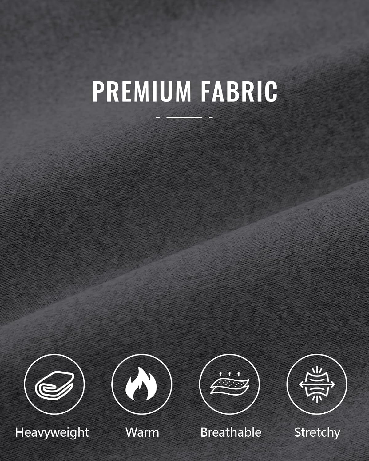 Men's Cargo Sweatpants Fleece Casual Jogging Hiking Pants Baggy Sweat Pants for Men Running Athletic Workout with Pockets - Image 7