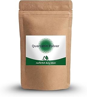 Quercetin 98% Pulver 100 g vegan (Extrakt aus japanischem Schnurbaum), natürlich lang leben®, Premiumqualität