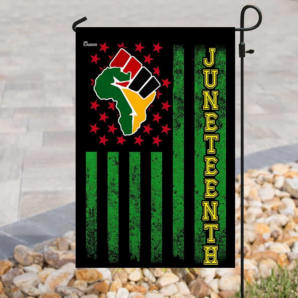 American Flags-Juneteenth. African American Flag THN2103F, House Flag (29.5" x 39.5")