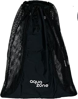 Zaino in rete per attrezzatura sportiva con coulisse per nuoto in spiaggia e immersioni in viaggio in palestra