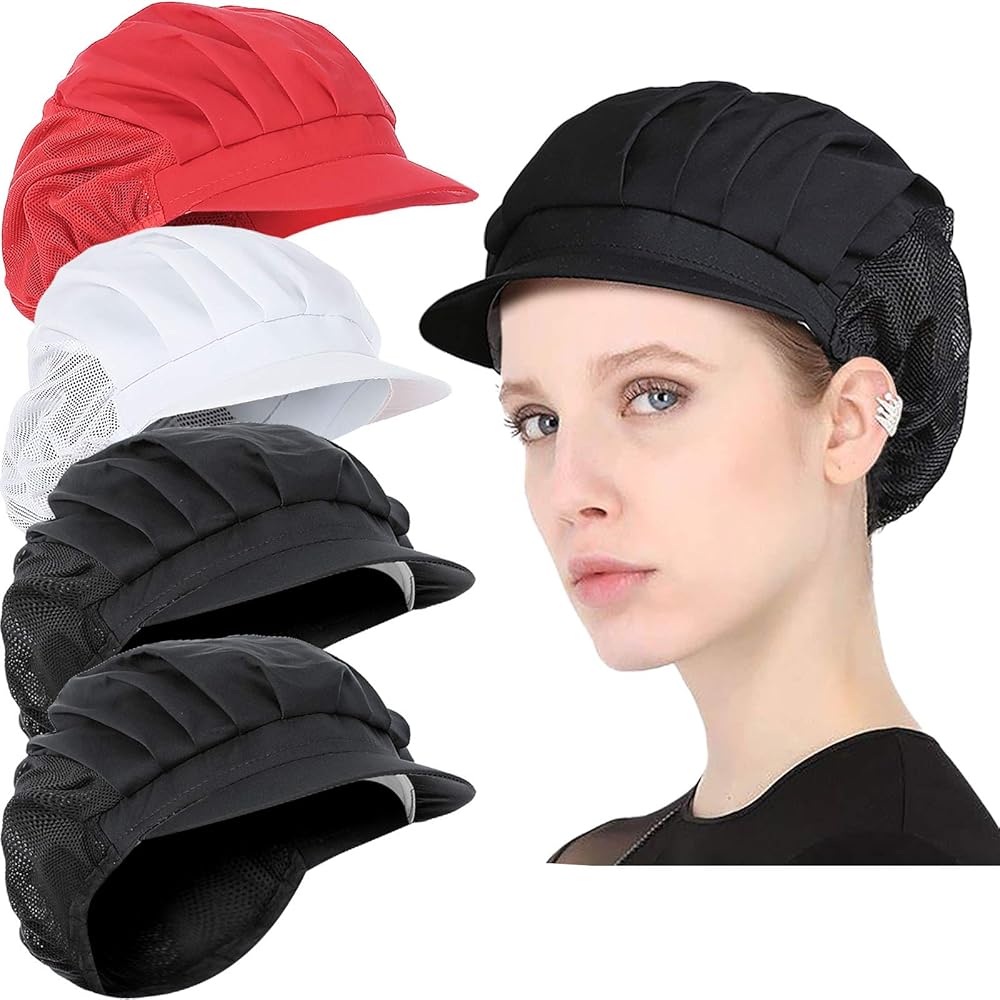 4 or 8 Pack Chef Hat Kitchen Cooking Chef Cap Adjustable Food